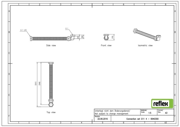 Reflex Variomat aansluitset voor 2 pomp - afb. 5
