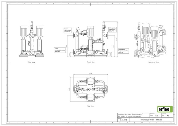 Reflex Variomat Giga GH 100 hydraulische - afb. 7