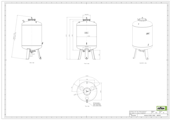 Reflex Variomat VG1000 6bar 1000mm basis - afb. 6
