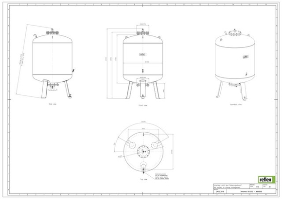 Reflex Variomat VG1500 6bar basisvat gri - afb. 8