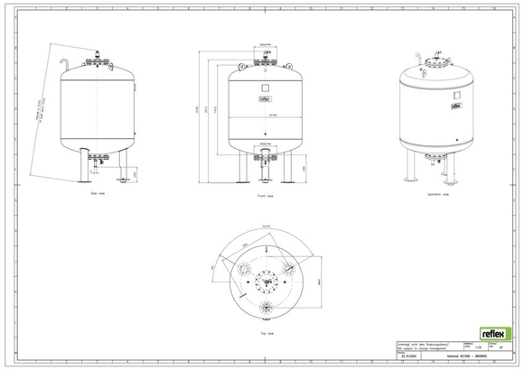 Reflex Variomat VG1500 6bar basisvat gri - afb. 3