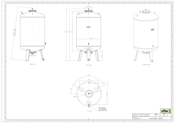 Reflex Variomat VG2000 6bar basisvat gri - afb. 6