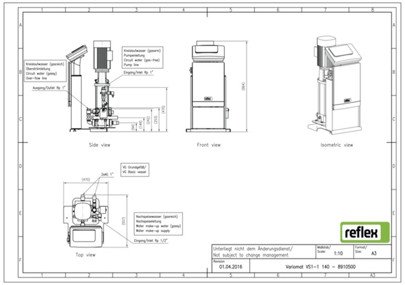 Reflex Variomat VS 1-1/140 stuureenheid - afb. 4