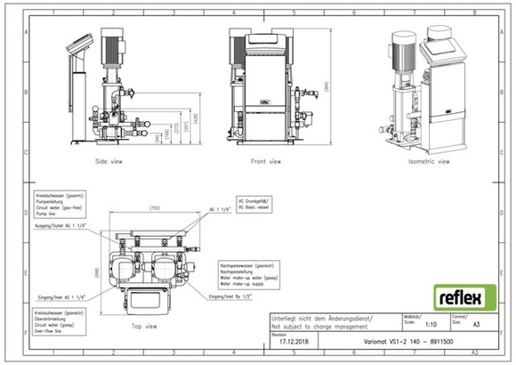 Reflex Variomat VS 1-2/140 stuureenheid - afb. 3