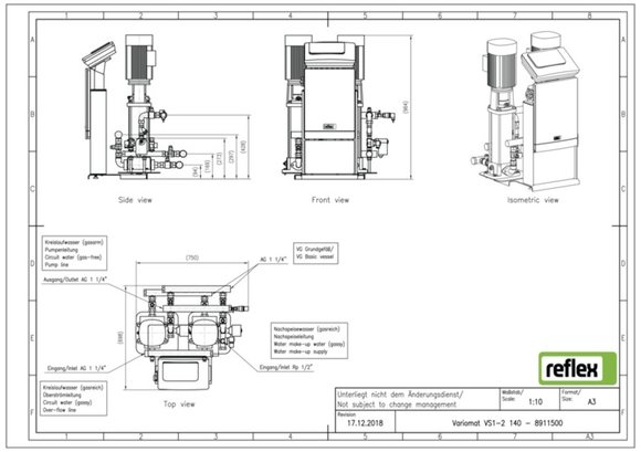 Reflex Variomat VS 1-2/140 stuureenheid - afb. 4