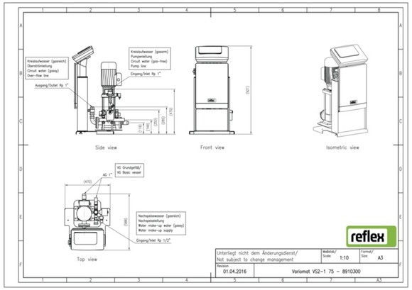 Reflex Variomat VS 2-1/75 stuureenheid m - afb. 3