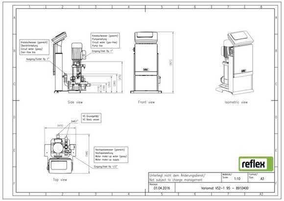 Reflex Variomat VS 2-1/95 stuureenheid m - afb. 3