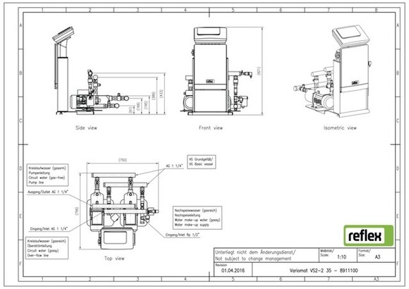 Reflex Variomat VS 2-2/35 stuureenheid m - afb. 3