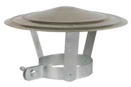 Regenkap 125-131mm gegalvaniseerd