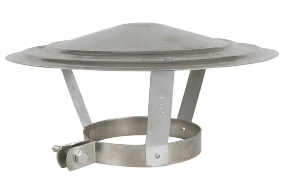 Regenkap 135-139mm gegalvaniseerd - afb. 1