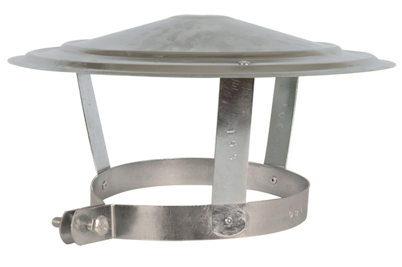 Regenkap 170-180mm gegalvaniseerd - afb. 1