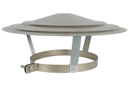 Regenkap 220mm gegalvaniseerd