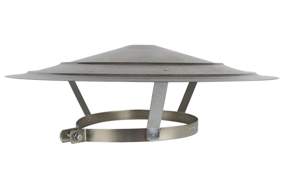 Regenkap 250mm gegalvaniseerd - afb. 1