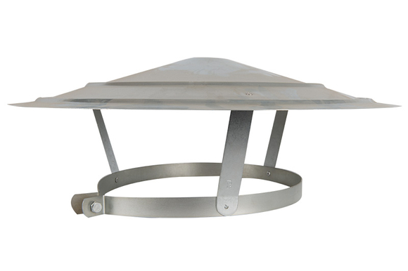 Regenkap 300mm gegalvaniseerd - afb. 1