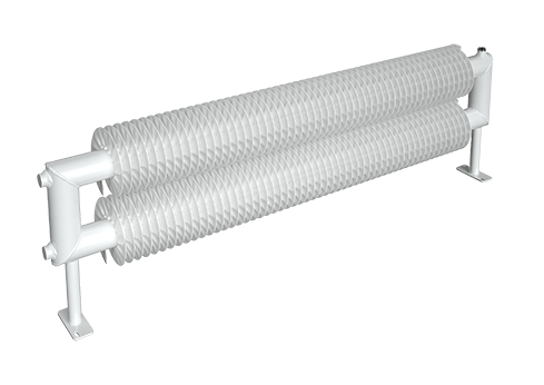Ribbenbuis conv. D76 lgt. 4000mm zelfst. 2 buis H 3650W DRL - afb. 1