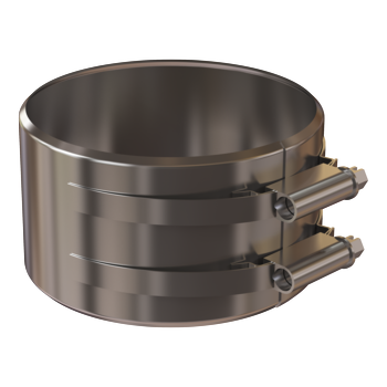 Rolux klemband O60/100 conc PP/inox buit - afb. 1