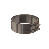 Rolux klemband O80/125 conc PP/inox buit