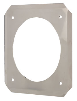 Rolux muurplaat O110/160 conc PP/inox bu - afb. 1