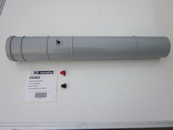 ROOKGASAFVOERPIJP 80MM 55993 - afb. 1
