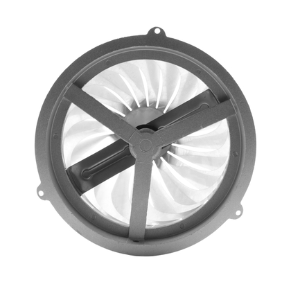 Rotorkap klassiek tot O250mm RVS - afb. 4