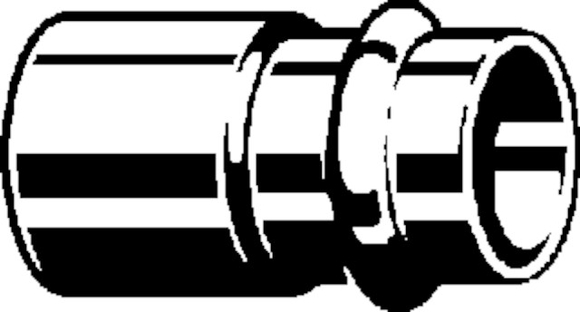 Sanpress verloopstuk 54x28 2215.1 brons/ - afb. 3