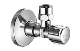 Schell Comfort hoekstopkr. 1/2 met dubbele keerklep chroom 052760699