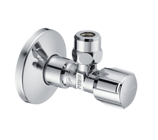 Schell Comfort hoekstopkr. 1/2 met dubbele keerklep chroom 052760699