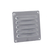 Schoepenrooster 120x120mm RVS - afb. 1