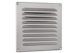 Schoepenrooster 150x150mm RVS