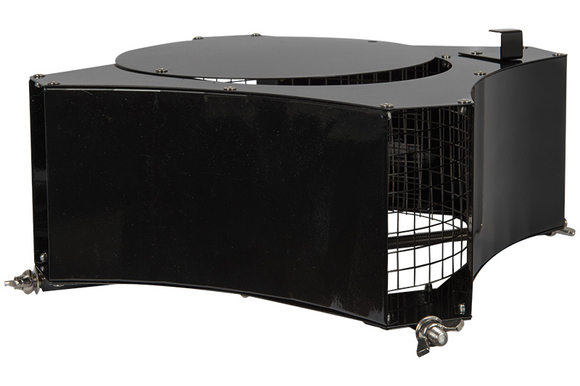 Schoorsteenkap laag model zwart 300x300x - afb. 2