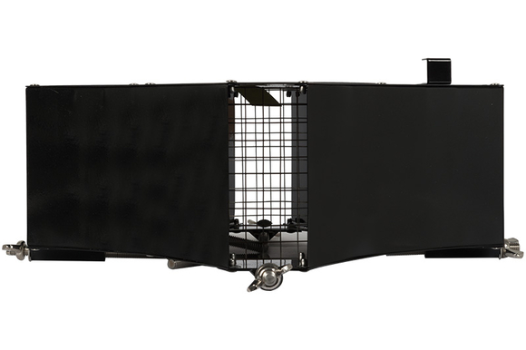 Schoorsteenkap laag model zwart 300x300x - afb. 3