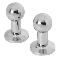 Set a 2st. handdoekknoppen chroom DRL