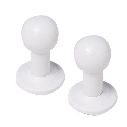 Set a 2st. handdoekknoppen wit DRL - afb. 2