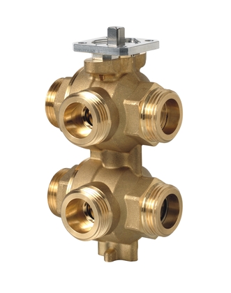 Siemens 6-weg regelkogelkraan VWG41.20-1 - afb. 2