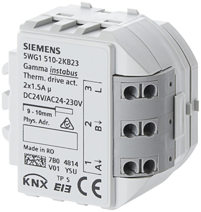Siemens binary uitgang 2 x ac 230 v 10 a - afb. 1