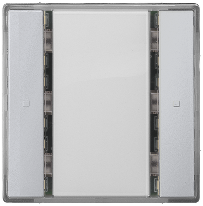 Siemens druktoets 1-voudig aluminum meta - afb. 1