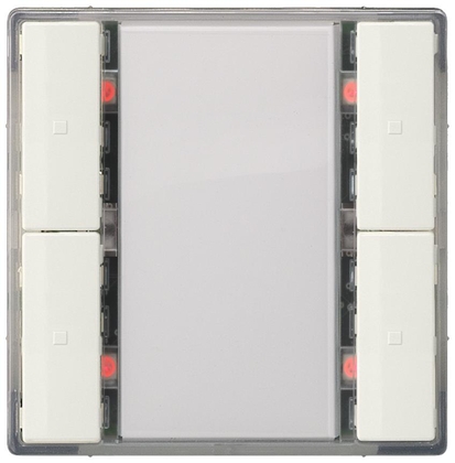 Siemens druktoets 1-voudig led titanwit - afb. 2