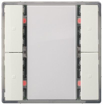 Siemens druktoets 2-voudig titanwit UP22 - afb. 2