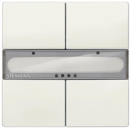 Siemens druktoets 2-voudig titanwit UP28 - afb. 2