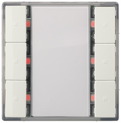 Siemens druktoets 3-voudig titanwit UP22 - afb. 2