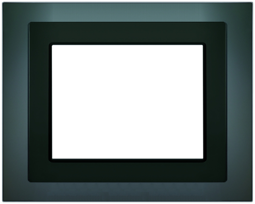 Siemens frame glas in zwart 5WG1588-8AB1 - afb. 1