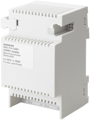 Siemens schakelactor uitbreidingsmodule - afb. 1