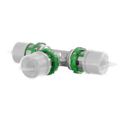 Skinpr. 2.0 T-stuk 32x32x32mm 3x Pers - afb. 1