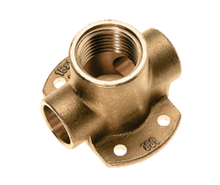 Sold muurplaat dubbel laag 15x1/2"x15 K