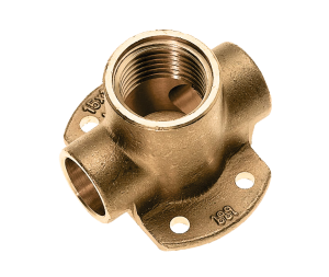 Sold muurplaat dubbel laag 15x1/2"x15 K - afb. 1