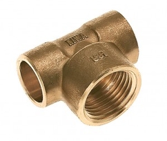 Soldeer T-stuk 15x1/4"x15mm K