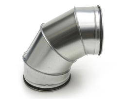 Spiralo bocht 90gr.300mm geperst