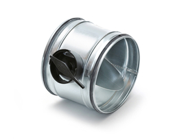 Spiralo Regelklep 125mm met kunstst.kwad