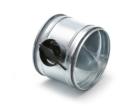 Spiralo Regelklep 125mm met kunstst.kwad - afb. 1