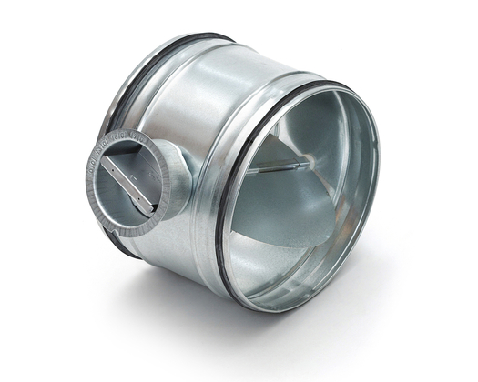 Spiralo Regelklep 80mm met metalen kwad. - afb. 1